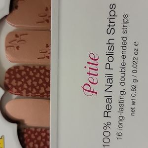 Color Street nail polish strips. Petite.  Valen-tiny